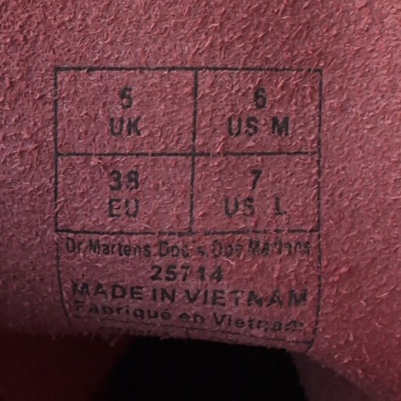 Dr. Martens Boots Size 7 Womens 1460 Acid Pink 8 Eye Lace Up Boots - Picture 6 of 9